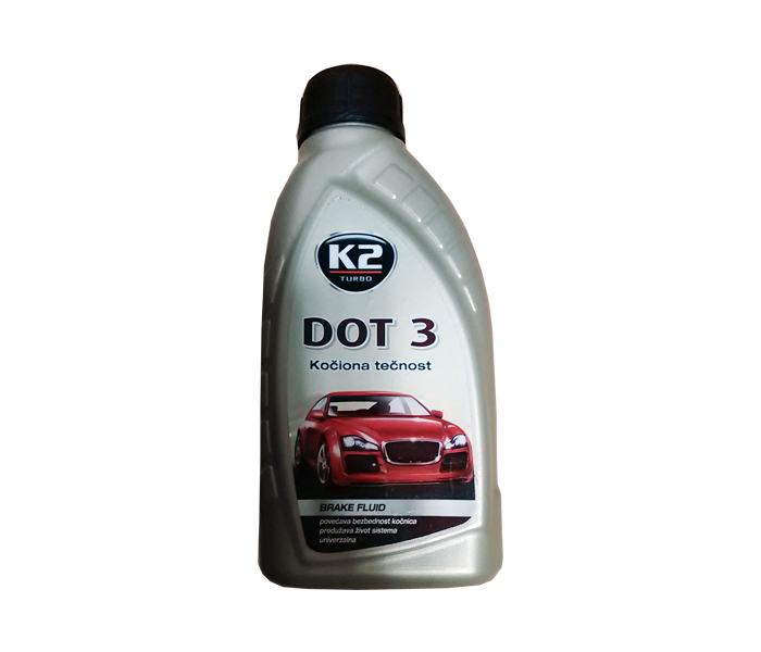 Ulje za hidraulične kočnice DOT 3,0.5l K2