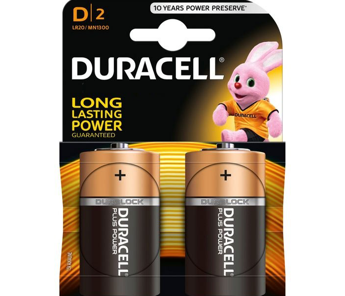 Baterija Duracell Basic D 2kom Duralock