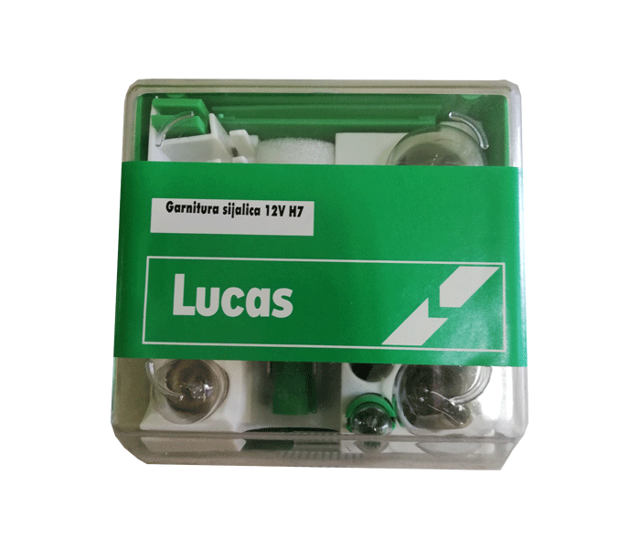 Sijalice garnitura 12VH7 Bulb kit Lucas sijalice LLZ604 