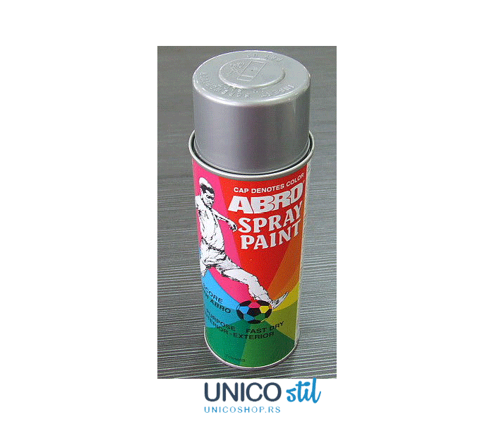 Lak boja u spreju aluminijum